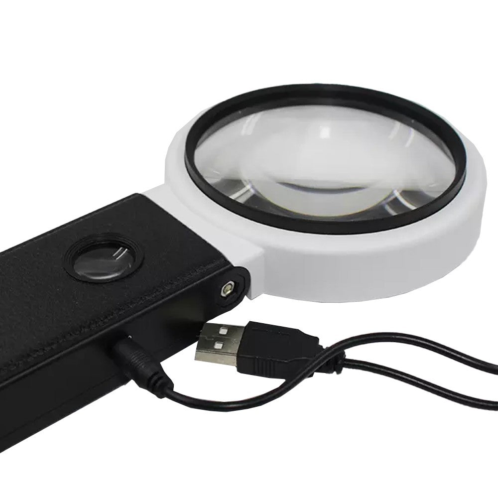 3.5X 25X Reading Magnifying Glass Handheld Standing Illuminated Magnifier