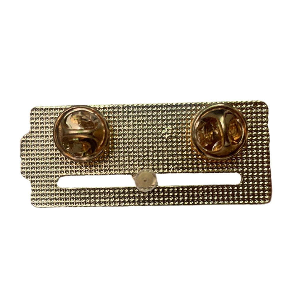 2Pcs My Social Battery Pin Mood Brooch Lapel Pin Emotional Pin - Battery Style