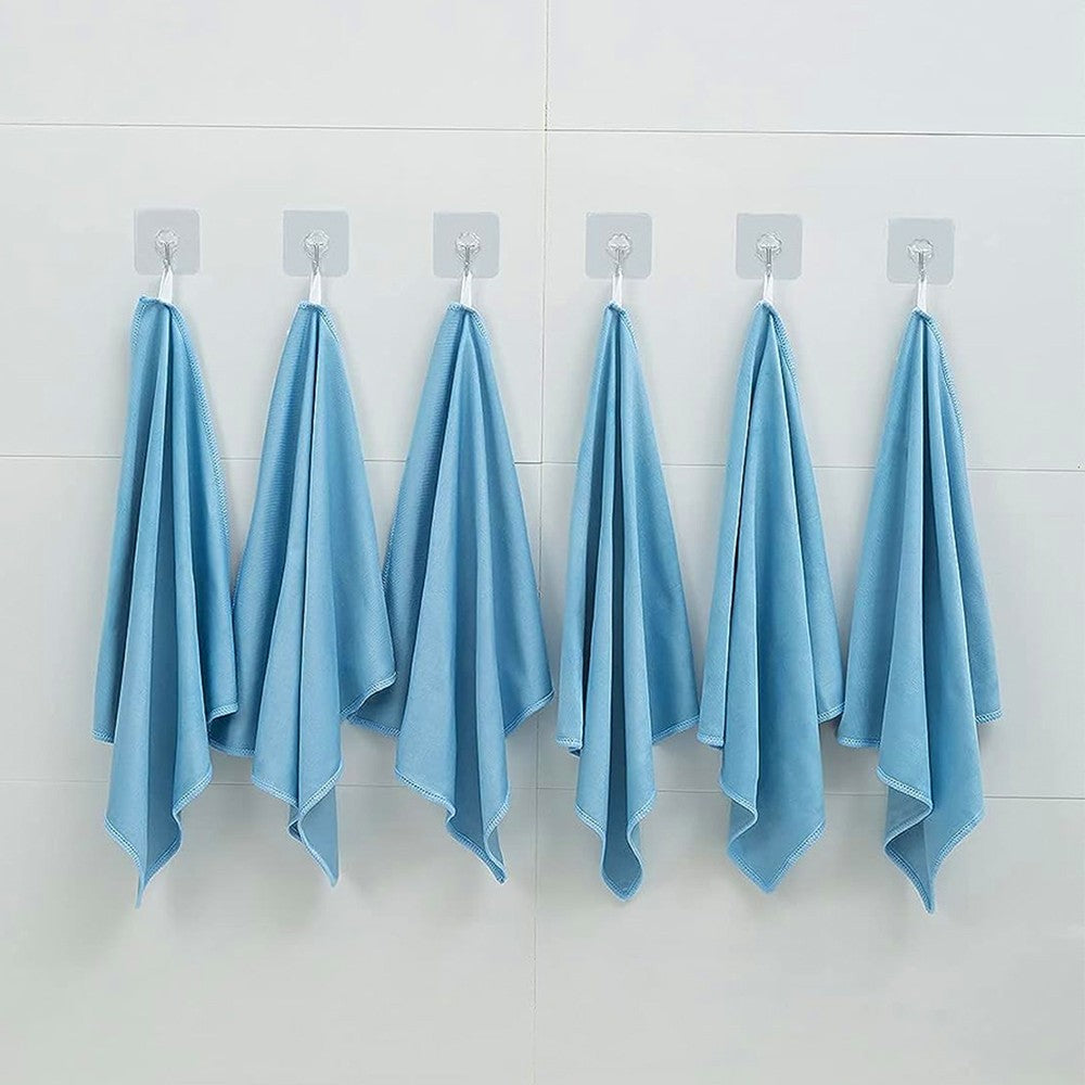 5Pcs Microfiber Cleaning Cloths 30x30cm Glass Cleaning Duster Cloths Towel