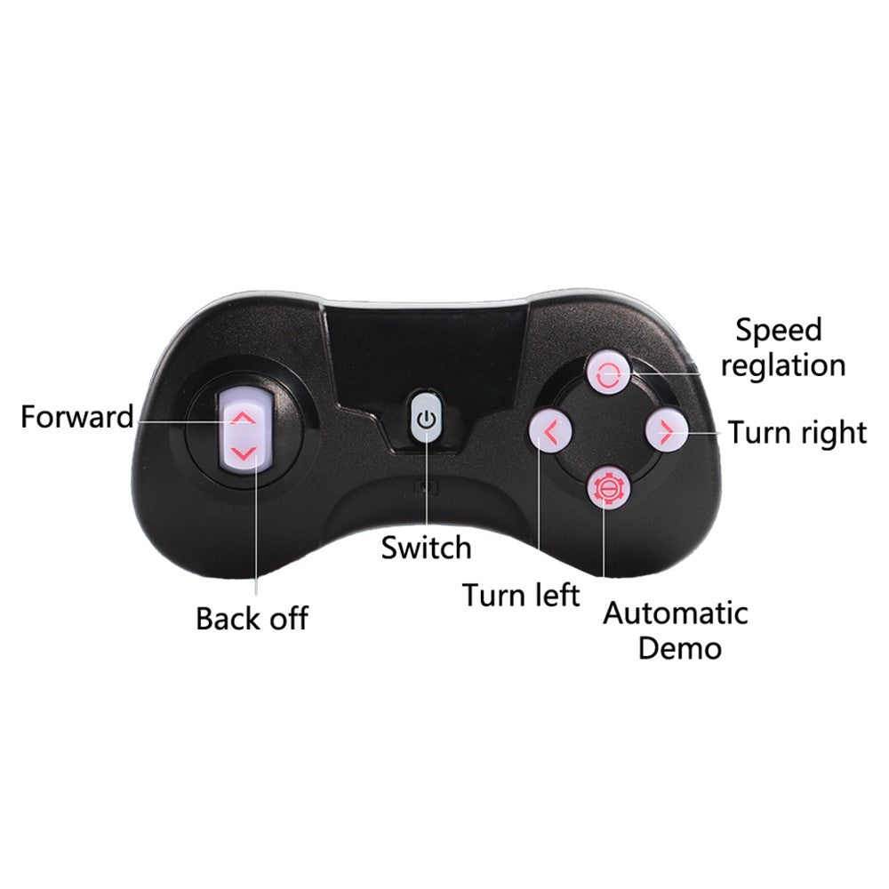 Kids Speed Velocity Remote Control Stunt Car 360 degrees Rotating RC Off-road Car with Headlights - Green