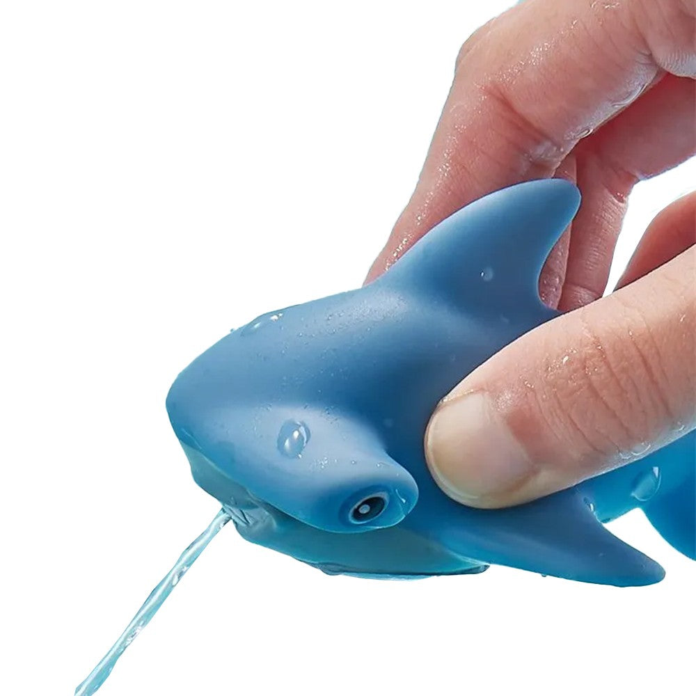 Baby Bath Toys Fishing Net and Floating Squirting Toys Set - Light Blue Net Set