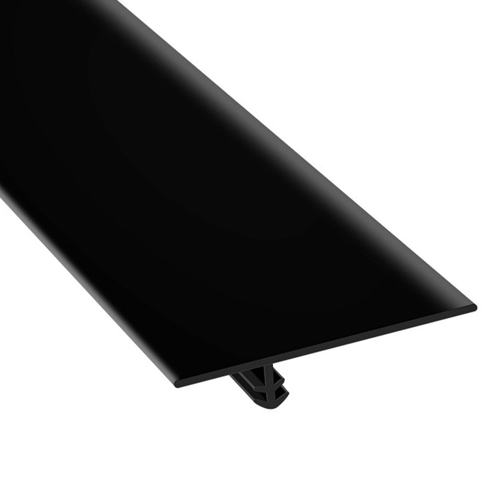 1Pc 25 inches Silicone Kitchen Stove Counter Gap Cover Gap Filler Strip - Black