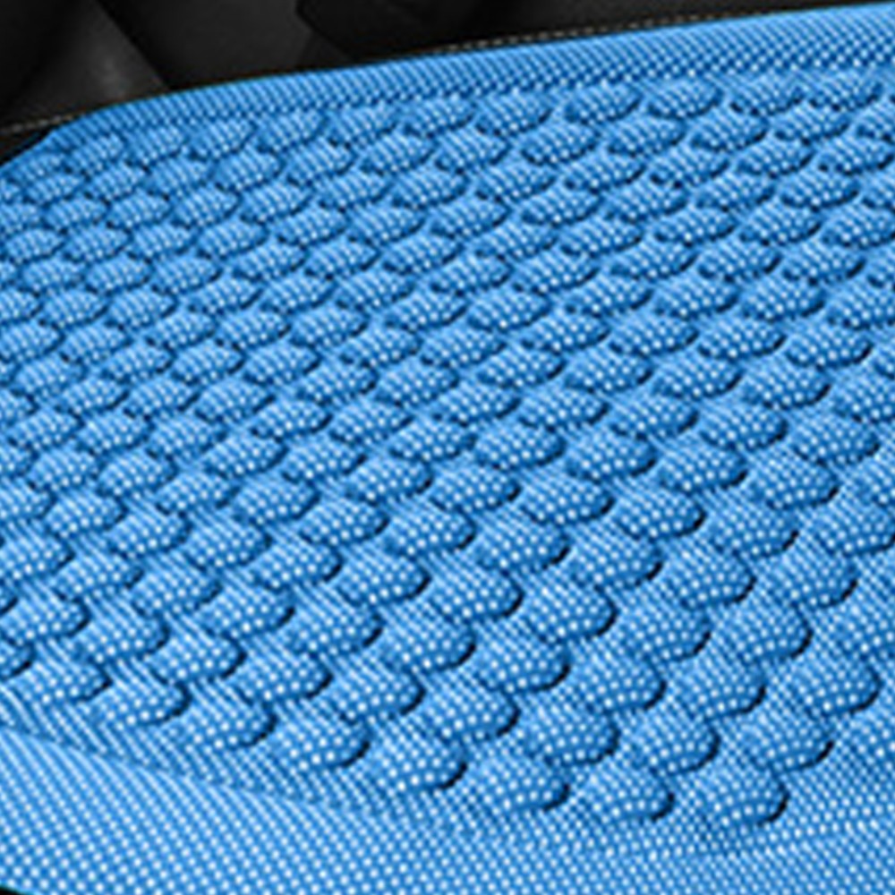 2Pcs Summer Cooling Car Seat Cushion Universal Seat Mat Protector - Blue