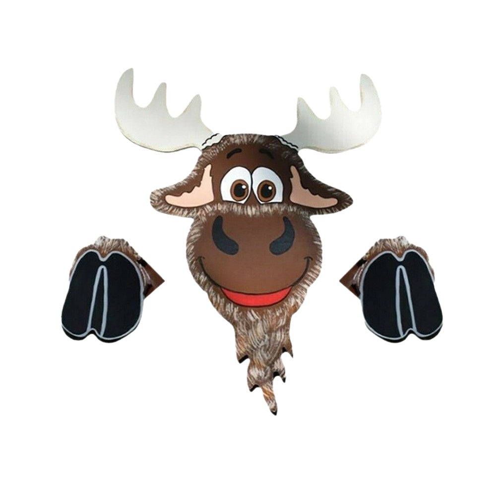 Christmas Elk Fence Peeker Decoration Outdoor Garden Fence Signs Holiday Decor