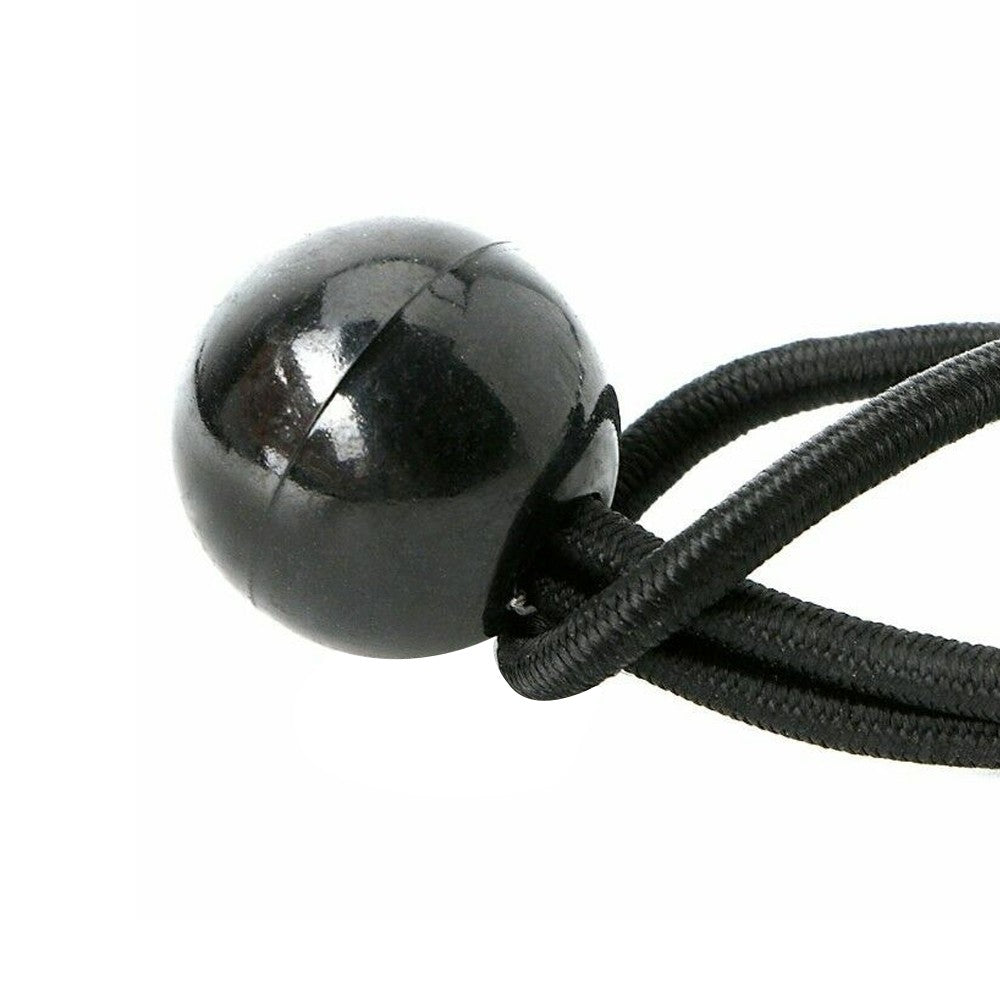 50Pcs Bungee Ball Rope Elastic Tarp Tie-down Strap for Camping Tent Luggage Cord