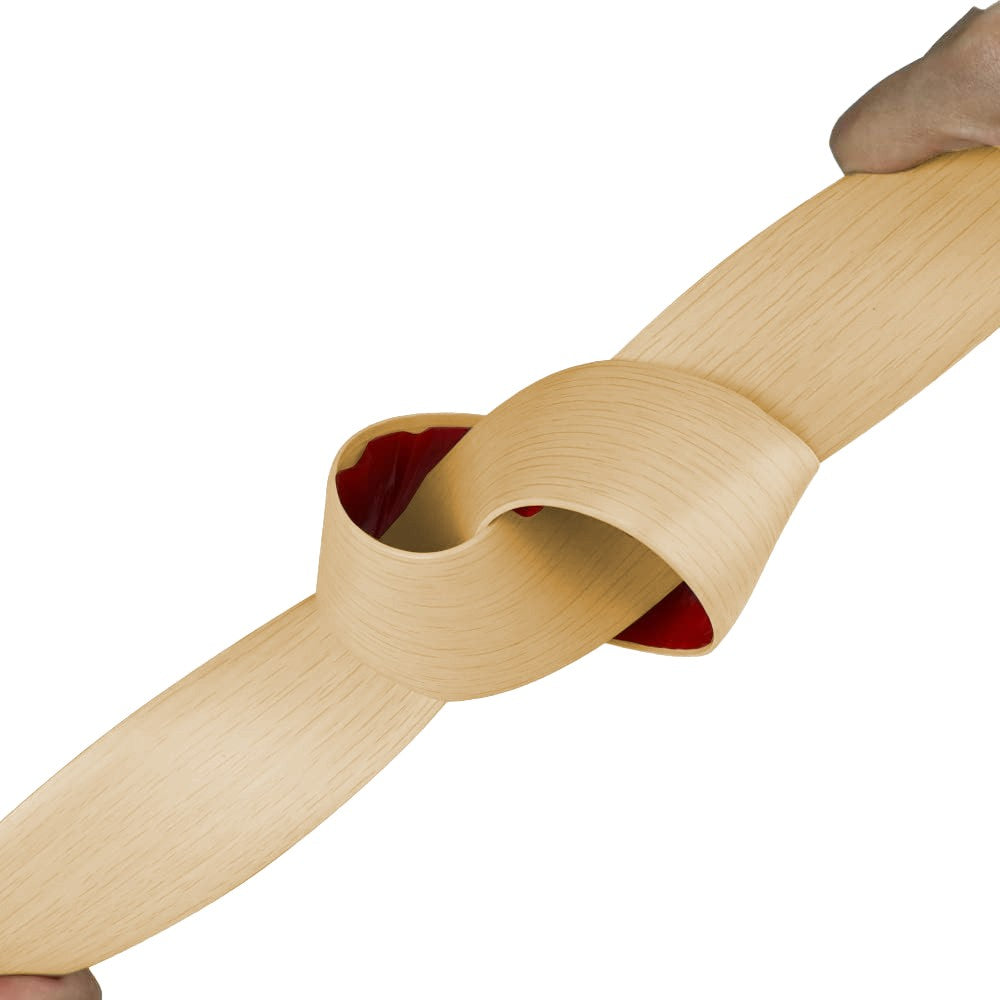 1Pc 1M Self Adhesive Wood Grain Floor Transition Strip Divider Strip - Yellow