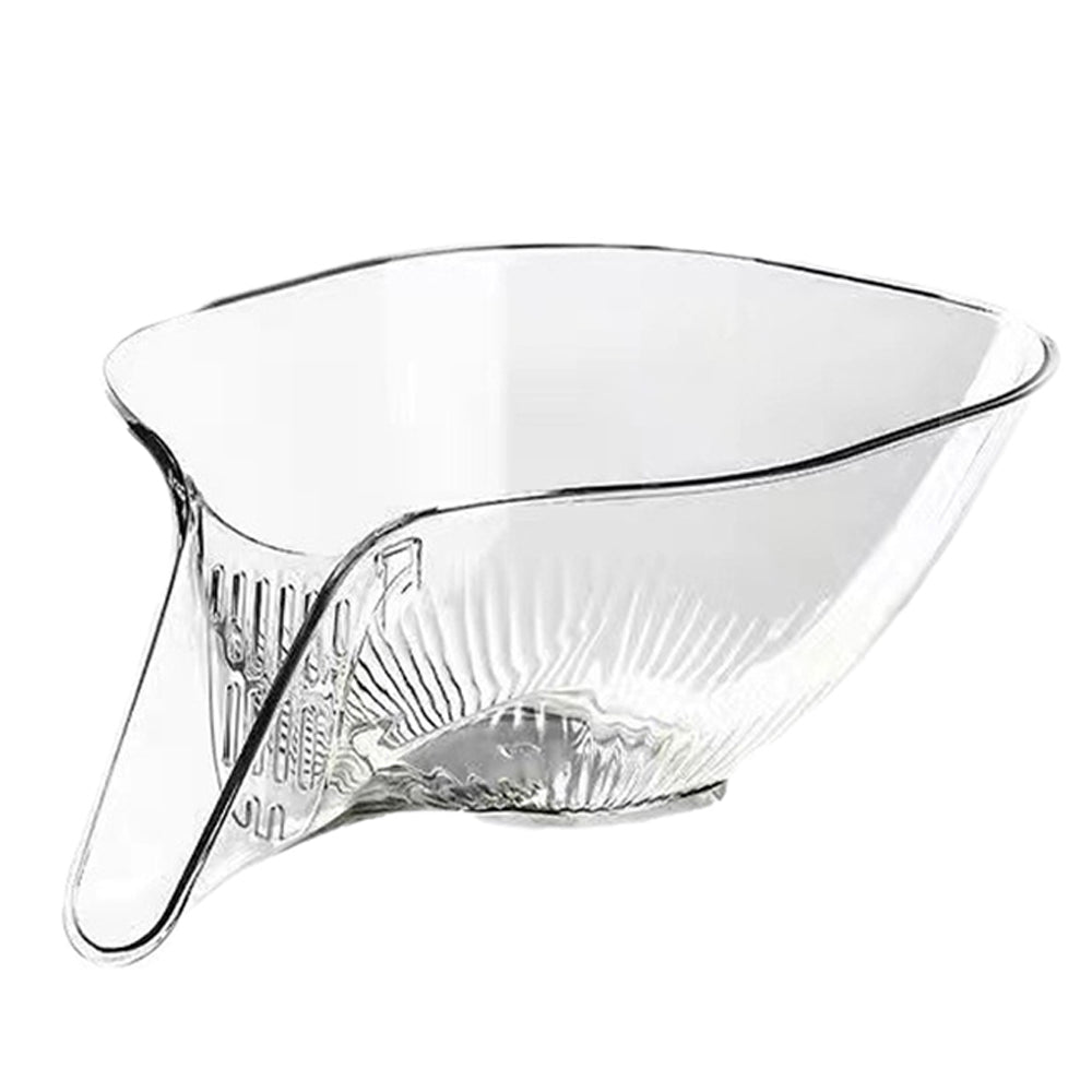 2 X Kitchen Drain Baskets Strainer Bowls Drainage Basket Funnel Clear