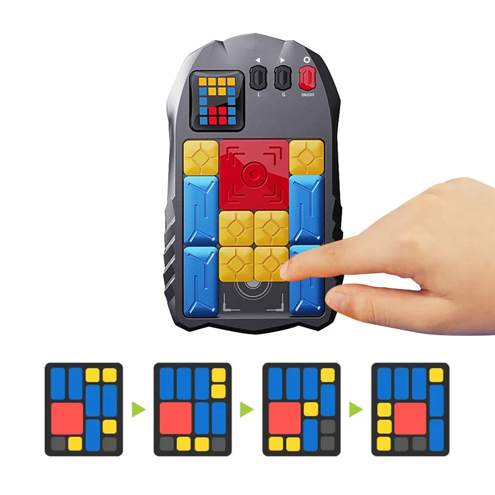 Super Slide Puzzle Game Electronic Huarong Road Game STEM Learning Toy - Style 1