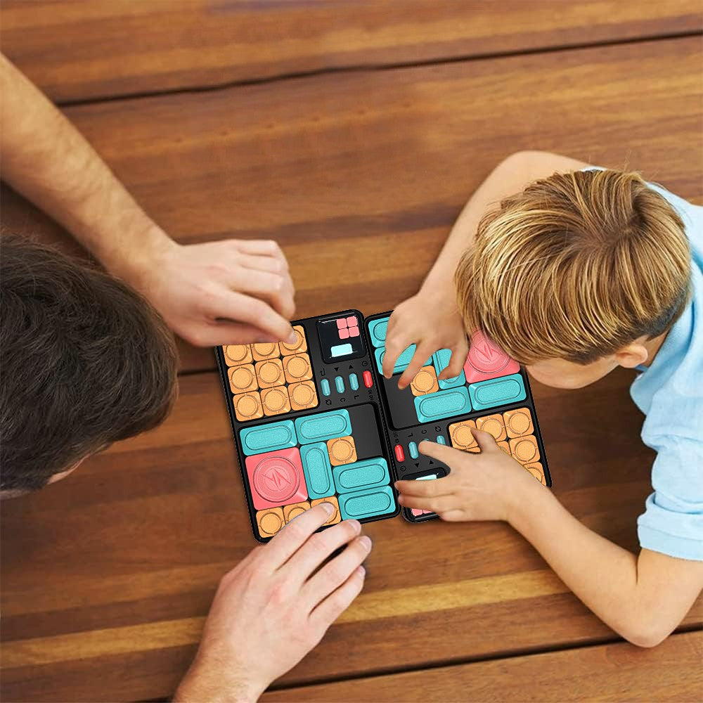 Super Slide Puzzle Game Electronic Huarong Road Game STEM Learning Toy - Style 2