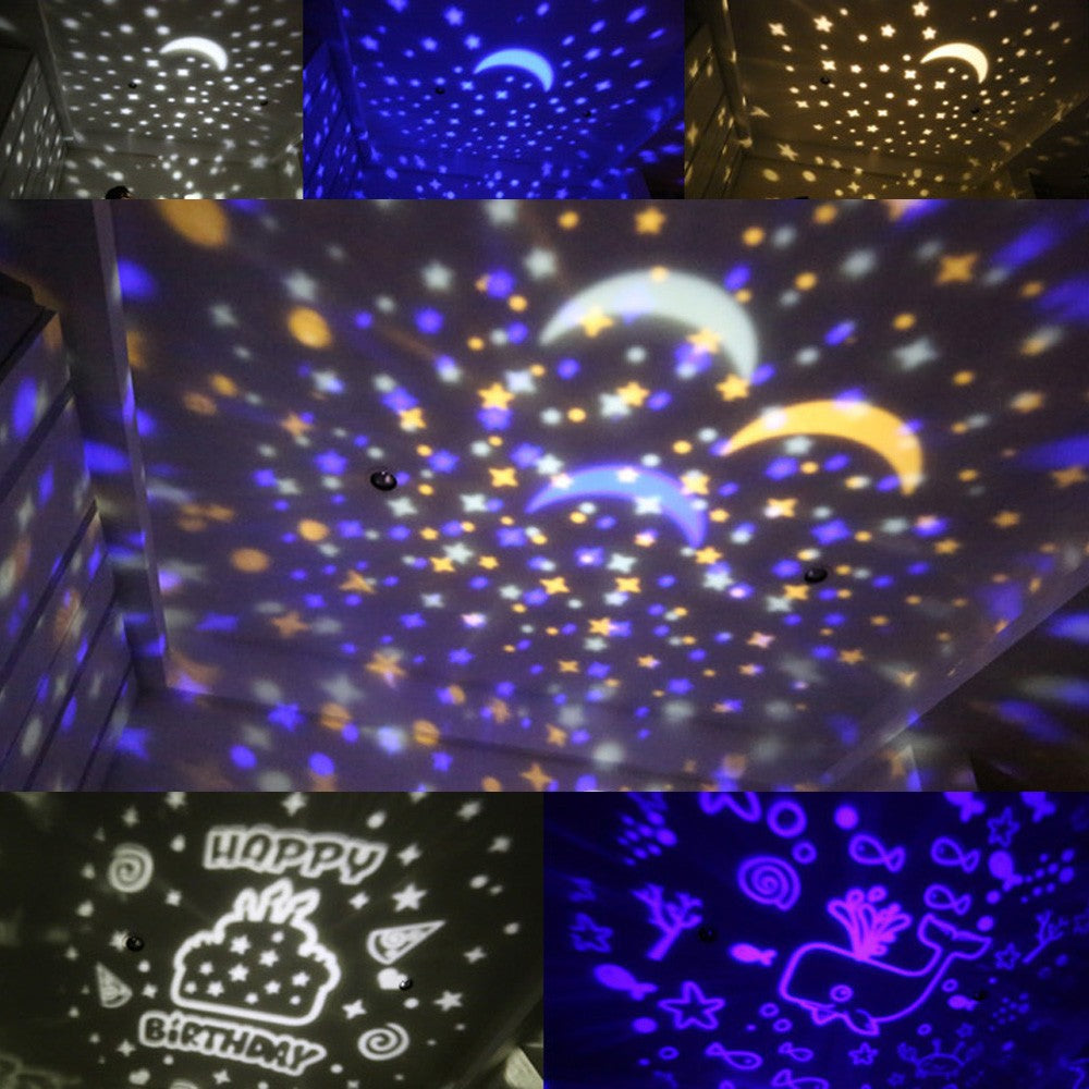 Christmas Romantic Night Light Projection Lamp Style 2