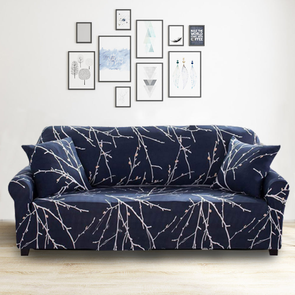 Printed Sofa Cover Elastic Sofa Cover Soft Sofa Cover Stretch Slipcover Sofa Protector Cover Style 3 for 4 Seater Sofa