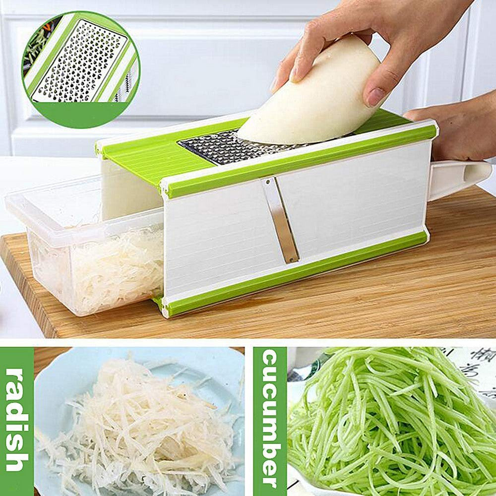 5 in 1 Vegetable Slicer 4 Sided Kitchen Grater Box