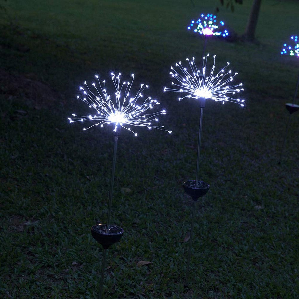 4 X DIY Solar Powered LED Garden Decorative Lights White