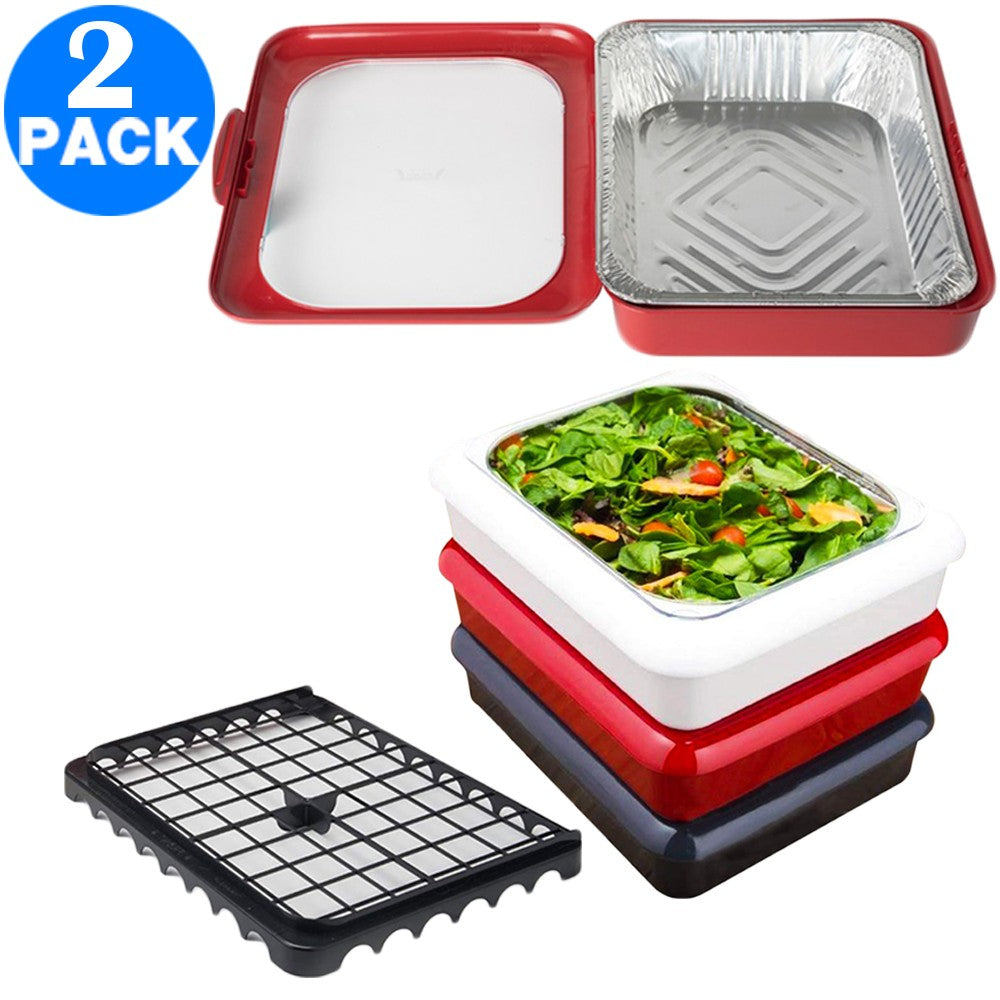 2 X 2 in 1 Foil Pan Casserole Carriers