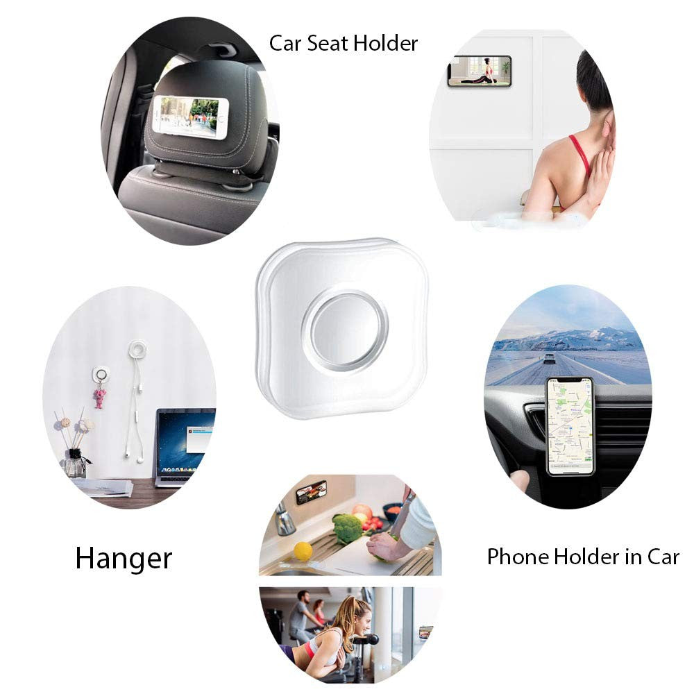 2 X Nano Gel Pad Traceless Magic Stickers Square