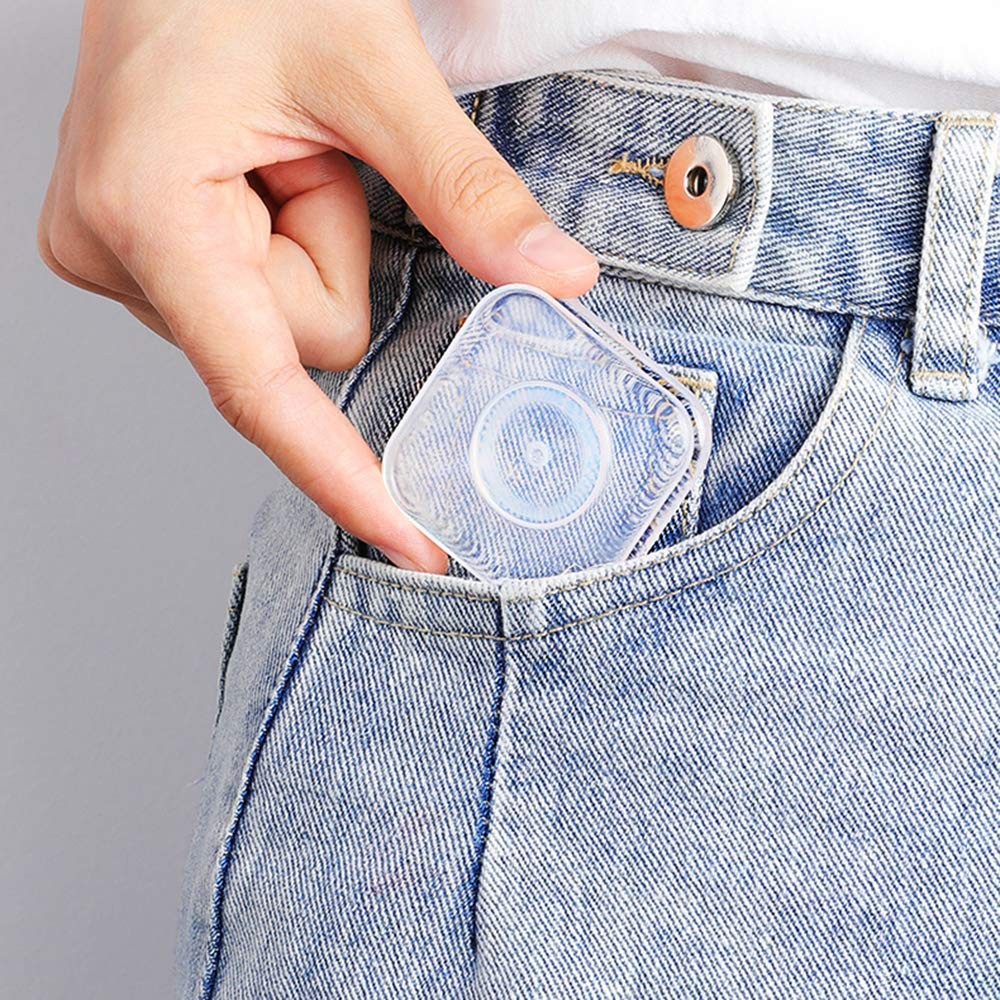 2 X Nano Gel Pad Traceless Magic Stickers Square