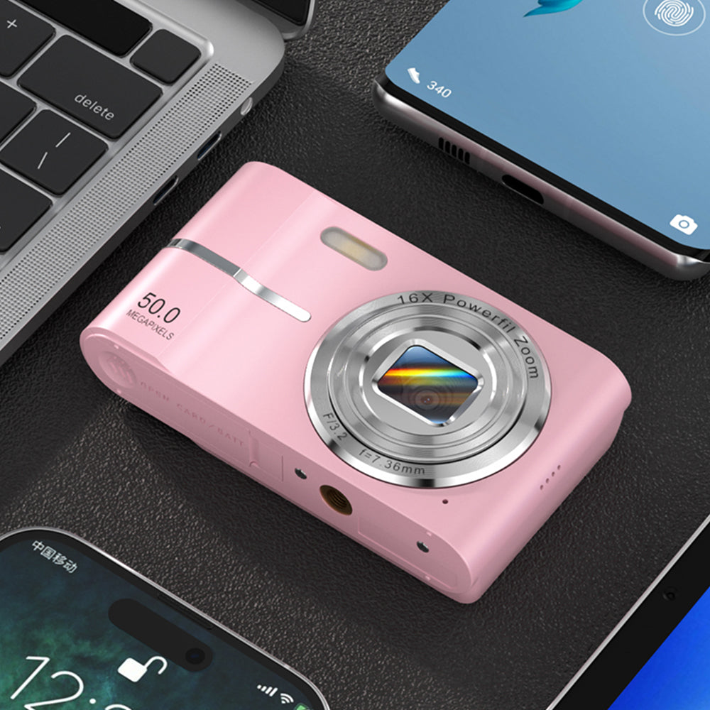 4K Screen Video Compact Camera with 32GB Memory Card