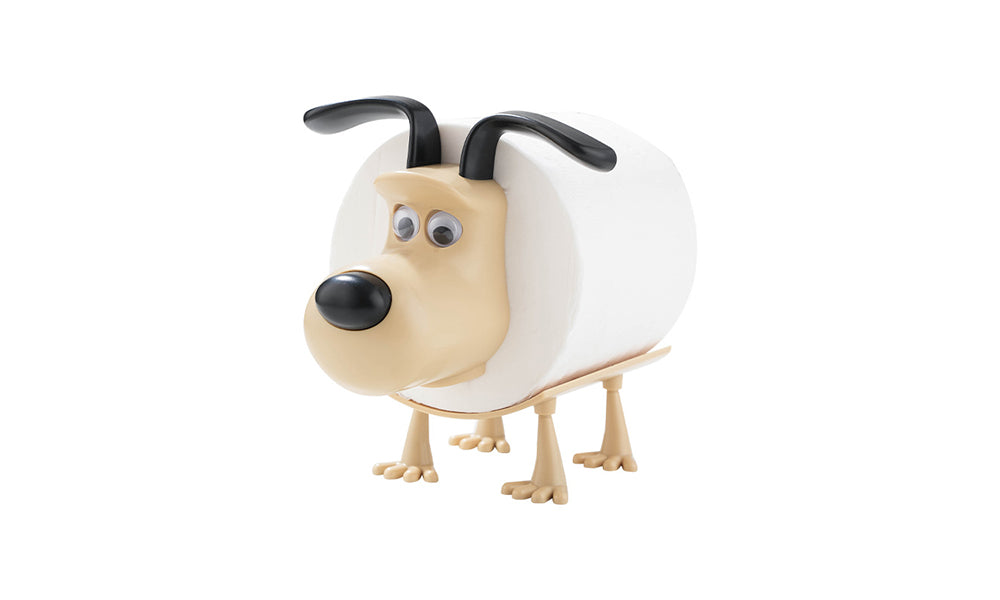 Cute Dog Shaped Toilet Paper Holder Fun Tissue Dispenser for Home Office
