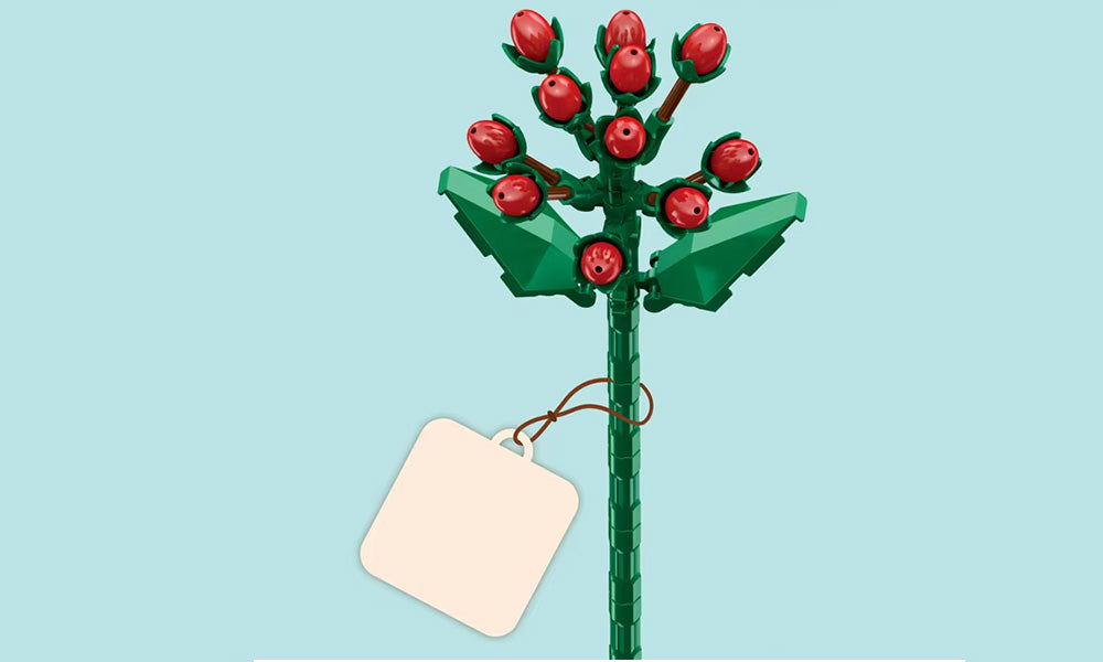 Mini Bricks Flower Bouquet DIY Building Set for Kids and Adults