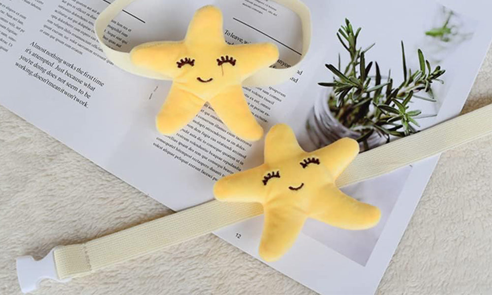 4 PCS Plush Starfish Curtain Tiebacks for Boys Girls Rooms