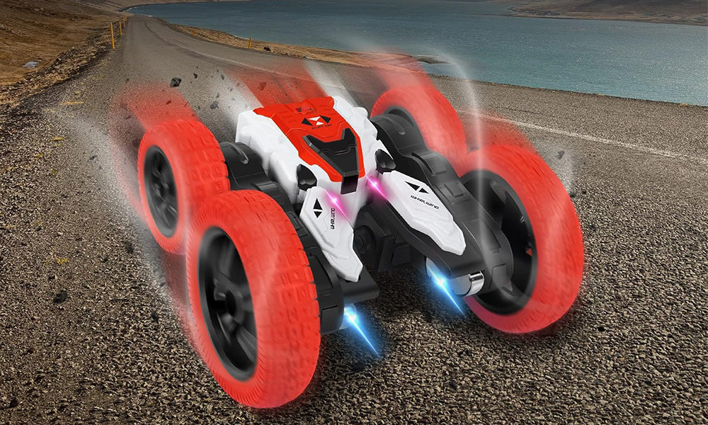 2.4G RC Stunt Car 360 Degree Remote Control Toy Car with LED Lights