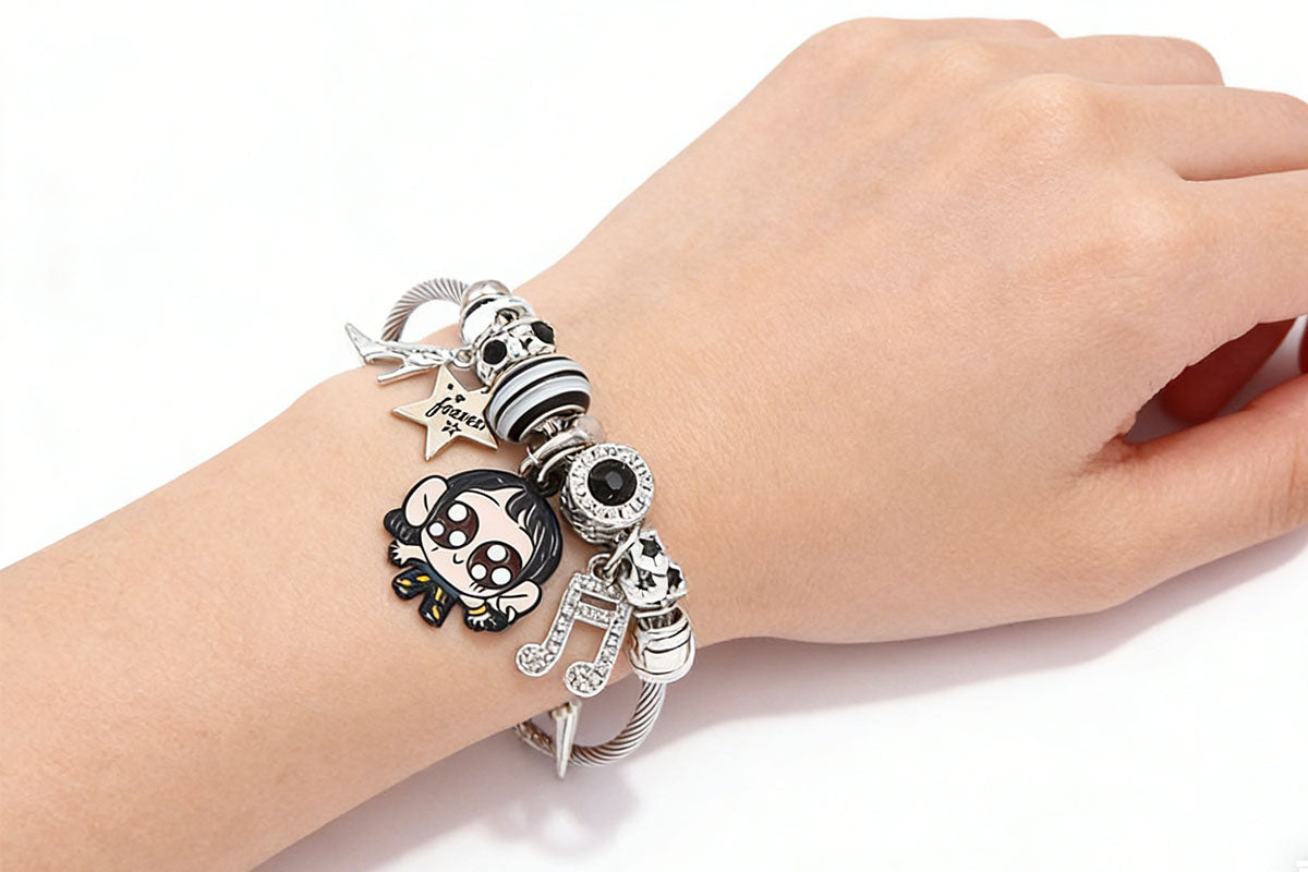 Monster Huntress Inspired Bracelet Character Beaded Charms Chain Wristband