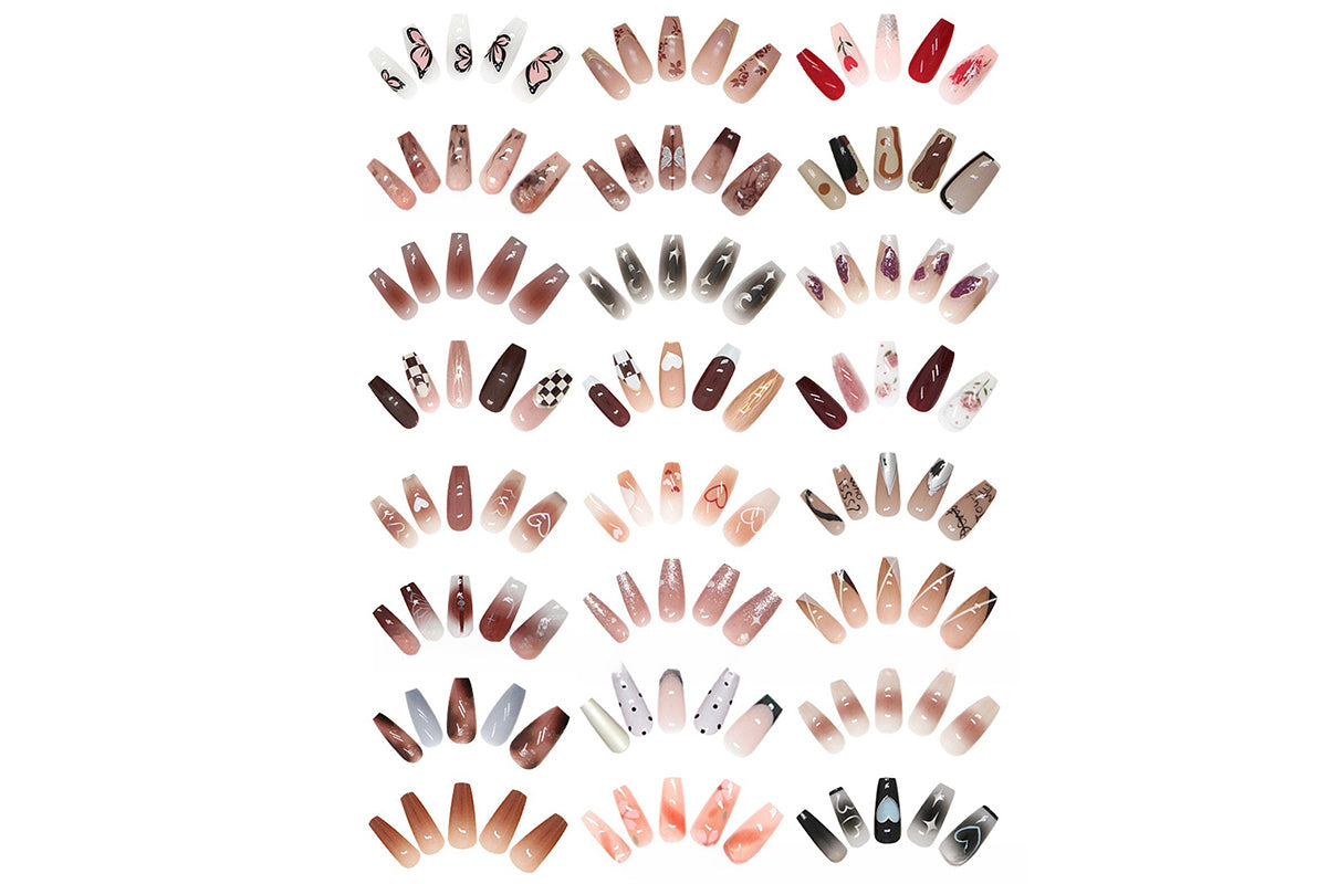 Press On Fake Nails Christmas Countdown Calendar Christmas Advent Calendar