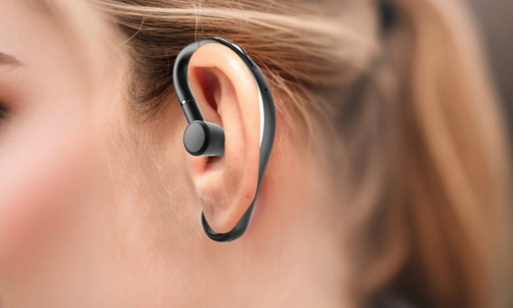 1/2PCS Bluetooth Ear Hook Headset with LED Display Long Battery Life for Calls