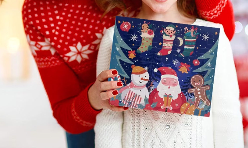 24 Day Christmas Countdown Calendar DIY Bracelet Making Kit with Surprise Accessories