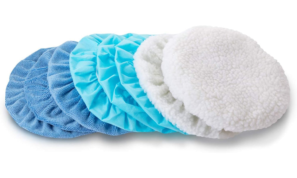 20 Piece Car Detailing Cleaning Polishing Pad and Fiber Cloth Set