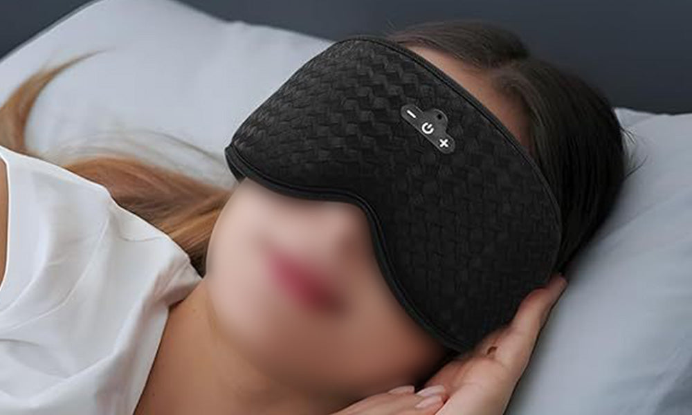 3D Breathable Sleep Mask with Built-in Bluetooth Headphones