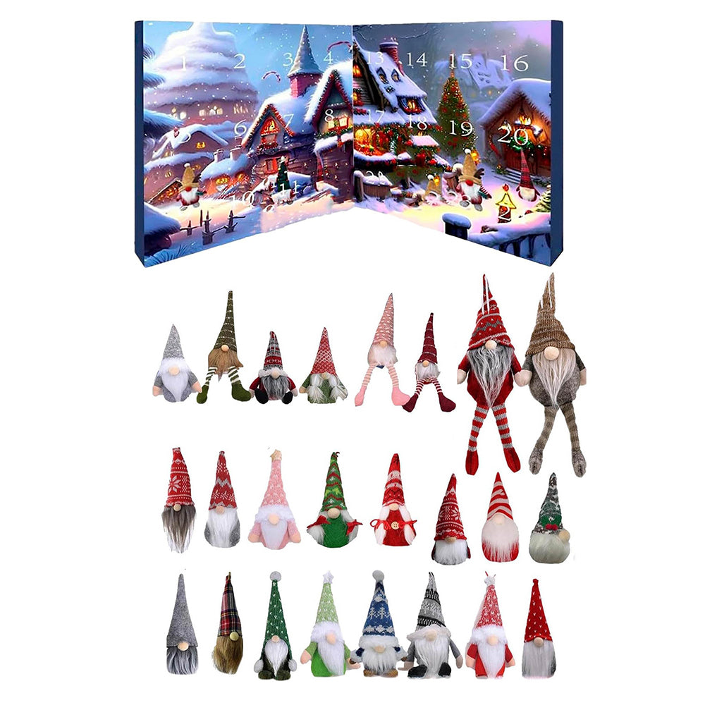 24 Days Christmas Gnome Advent Calendar