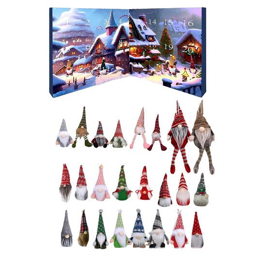 24 Days Christmas Gnome Advent Calendar