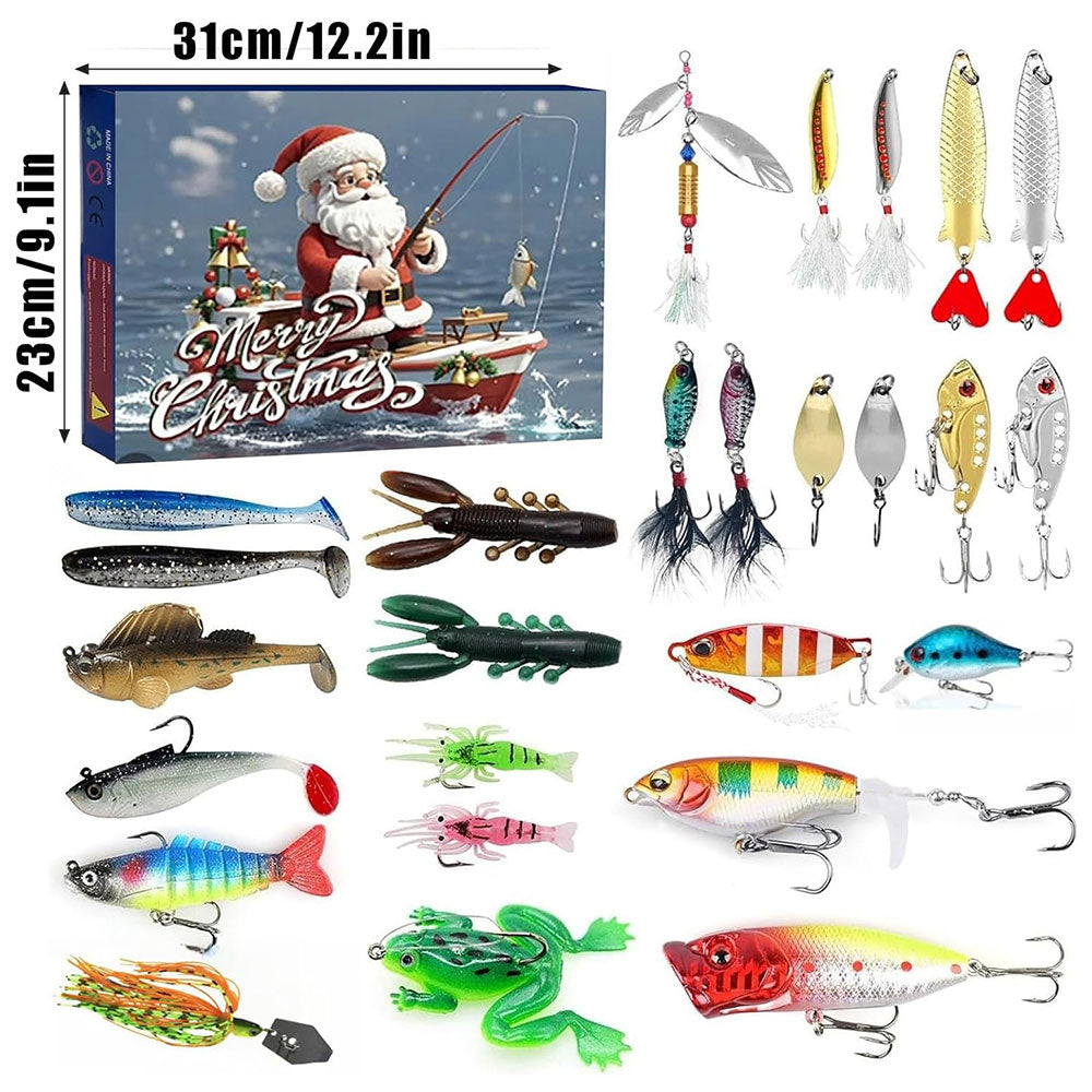 Fishing Lures Christmas Advent Calendar