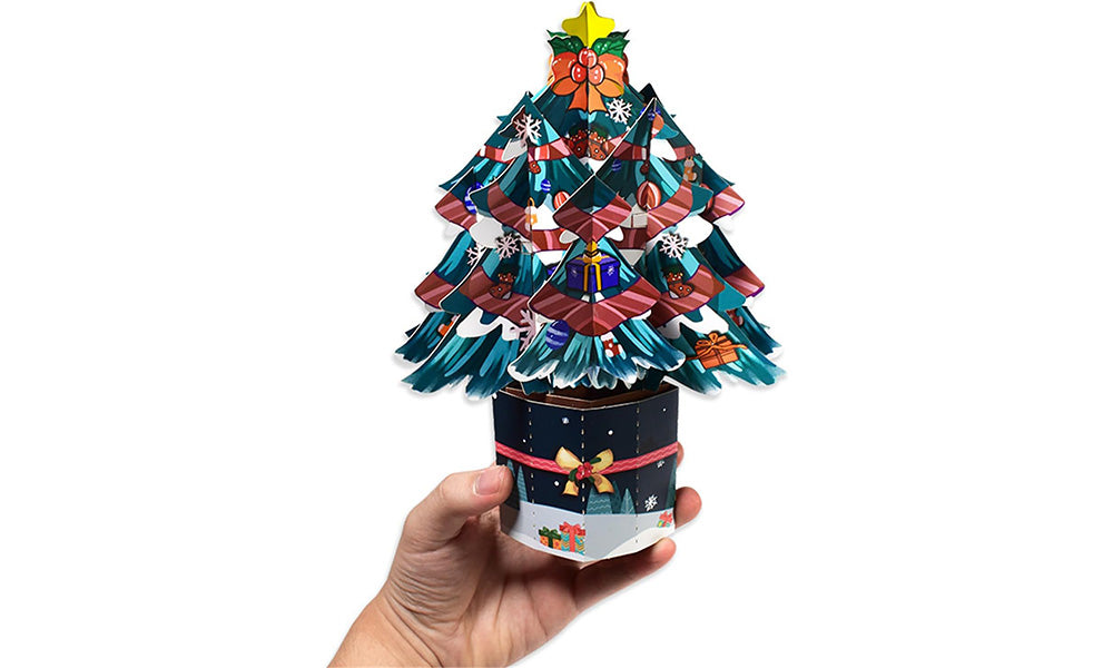 Creative 3D Christmas Greeting Card Tabletop Display