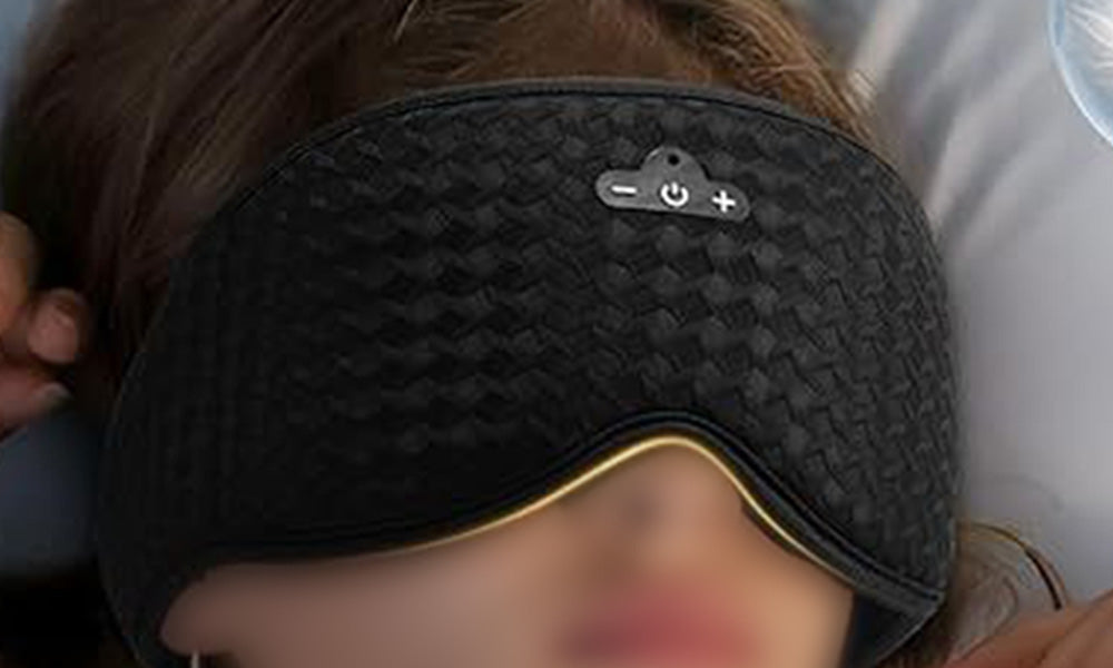 3D Breathable Sleep Mask with Built-in Bluetooth Headphones