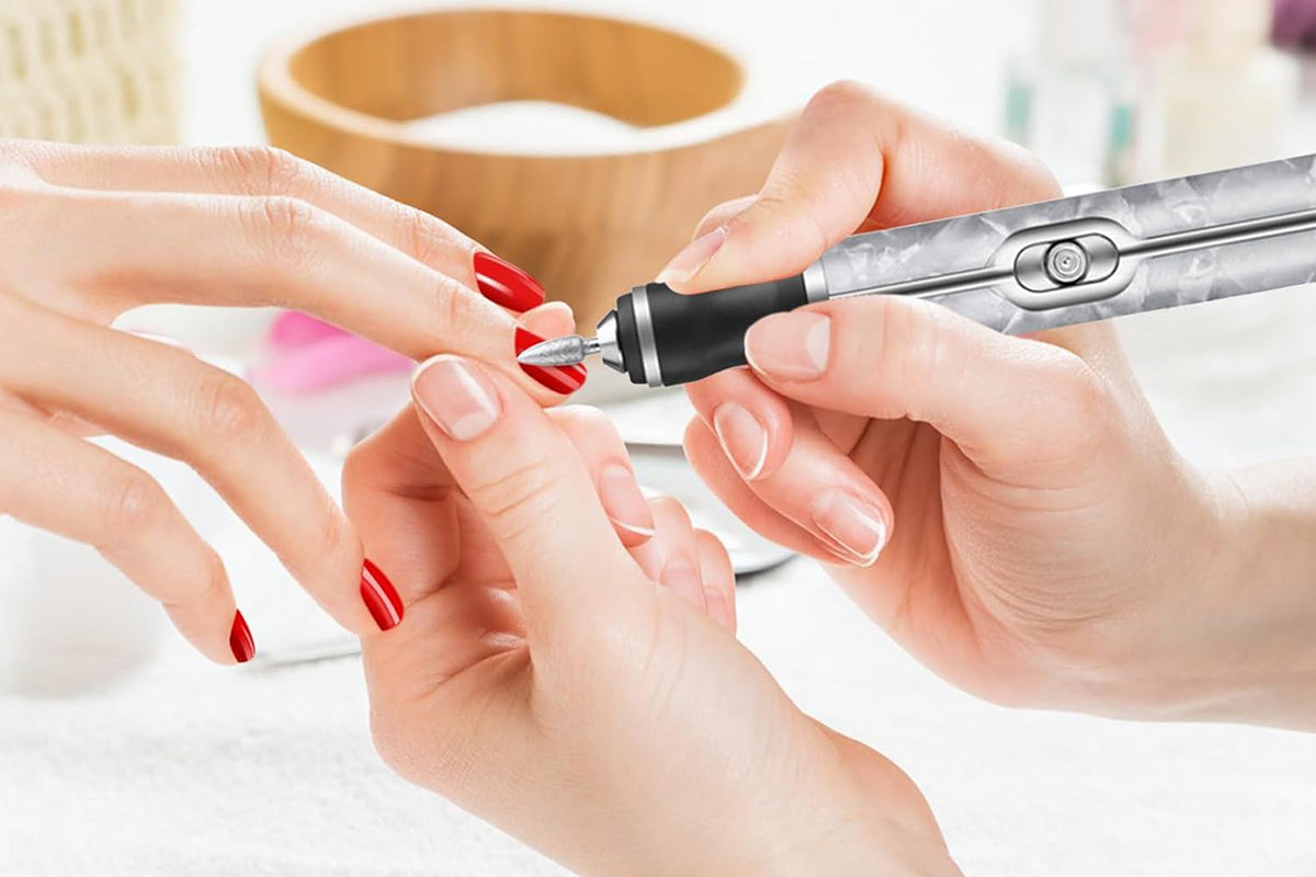 Electric Toe Nail Grinder Set for Thick Toenails Professional Pedicure Manicure
