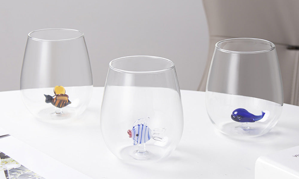 Creative Cartoon Three Dimensional Animal Glass Cup
