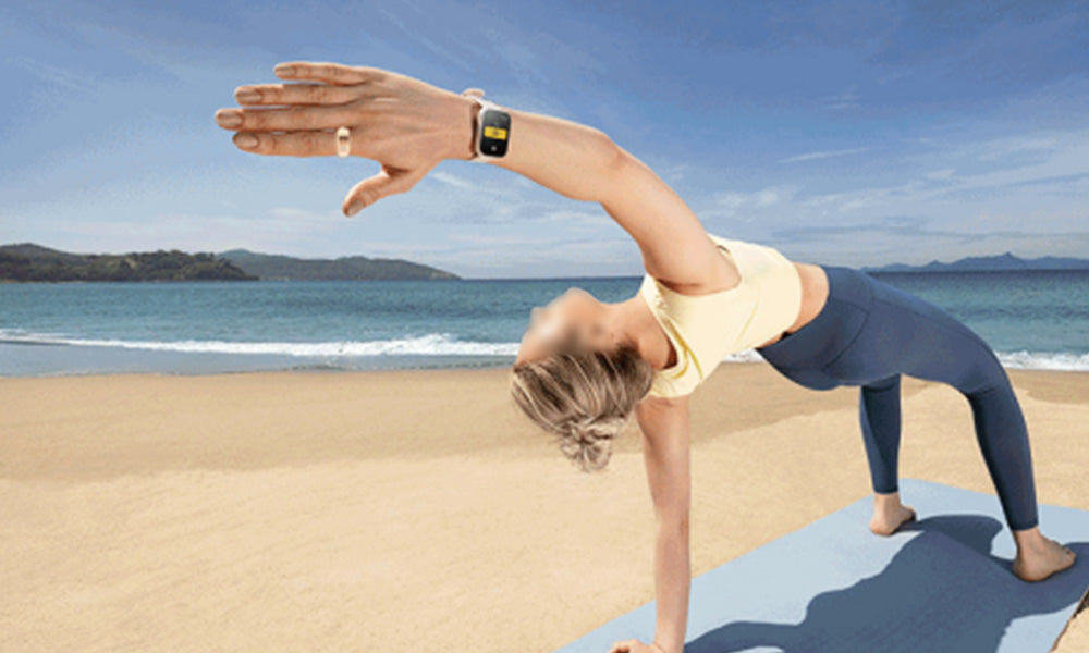 Smart Health Ring with Heart Rate Sleep and Blood Oxygen Monitoring