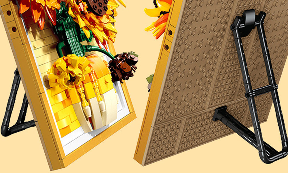 Flower Series DIY Building Blocks Puzzle for Home Office Decoration