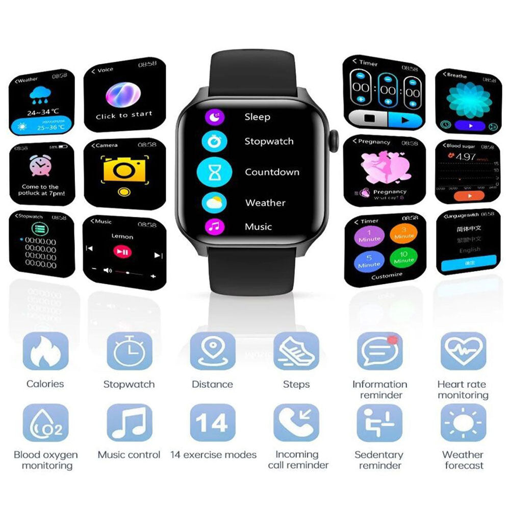 Water-Resistant Smartwatch Fitness Tracker