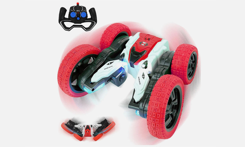 2.4G RC Stunt Car 360 Degree Remote Control Toy Car with LED Lights