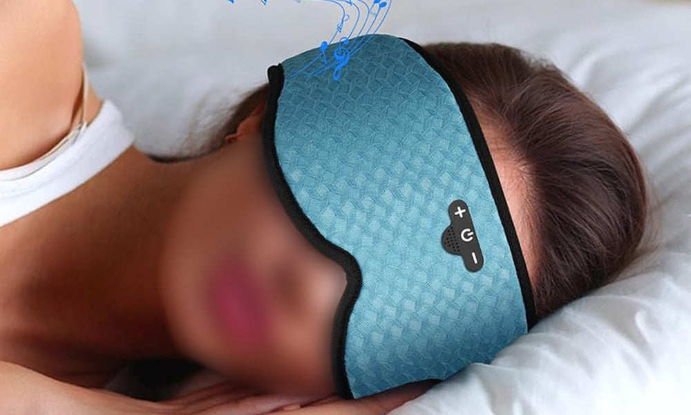 3D Breathable Sleep Mask with Built-in Bluetooth Headphones