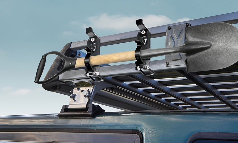 2/4Pcs Shovel Axe Holders Clamp for Roof Rack Boat Wall