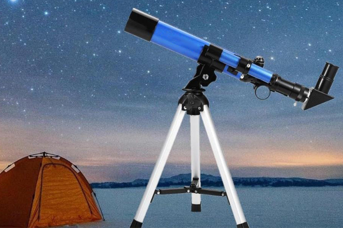 32X Magnification Astronomical Telescope Portable GPS Syncs Telescope with Tripod for Little Astronomy Beginners