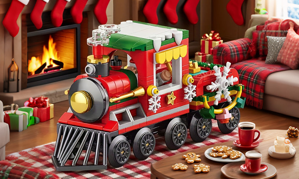 Christmas Building Brick Assembly Toy Gift and Festive Decoration