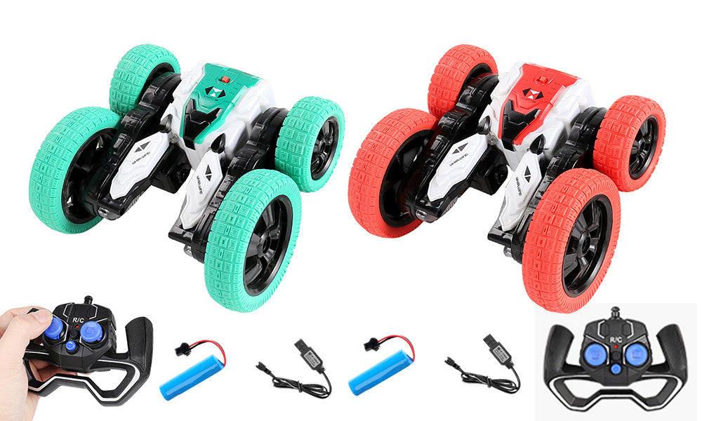 2.4G RC Stunt Car 360 Degree Remote Control Toy Car with LED Lights