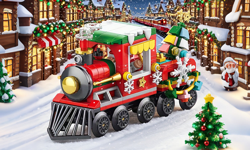 Christmas Building Brick Assembly Toy Gift and Festive Decoration