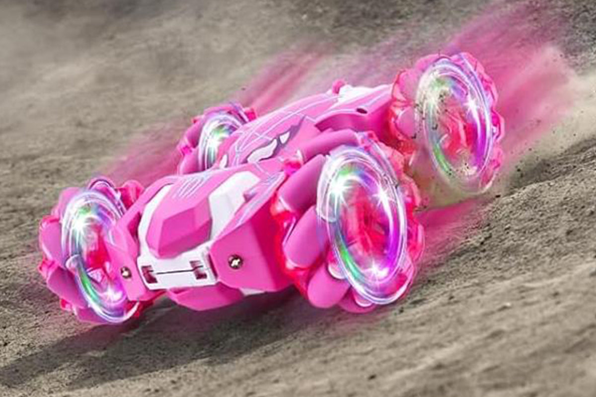 Spider Remote Control Car with Cool Lights 360 Degrees Rotating 4WD Off-Road Race Car