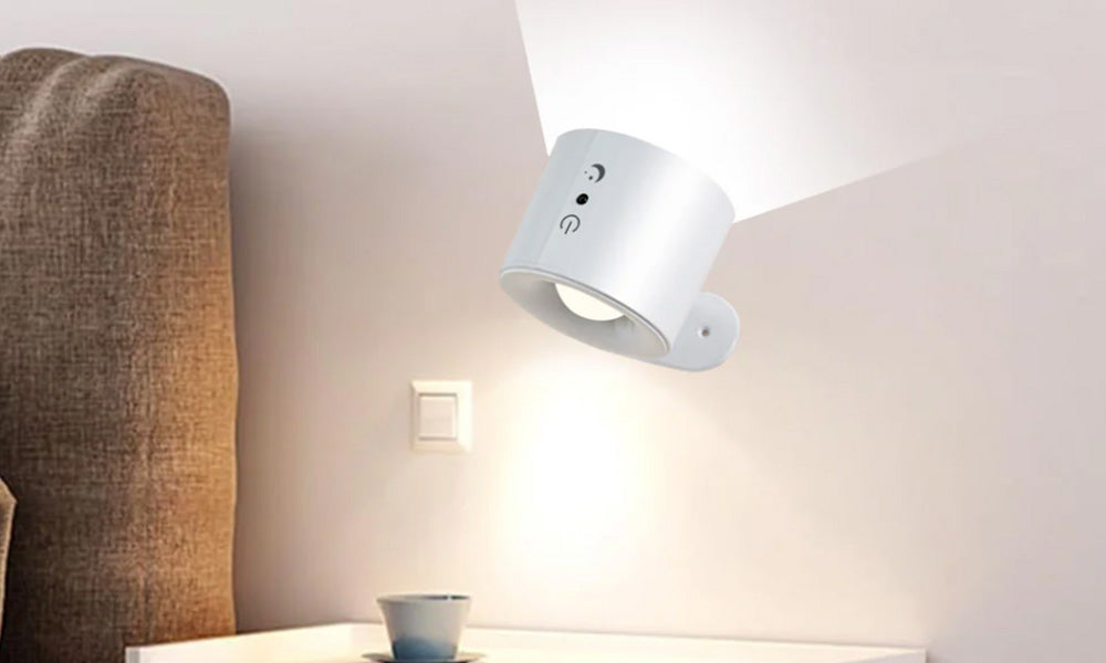 Rechargeable LED Spotlight Wireless Wall Lamp with Remote Control